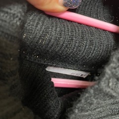 リゼクシー　サイドプリーツ　ニットワンピースの画像