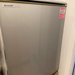 シャープ製　2ドア冷蔵庫 SJ-14VP-S