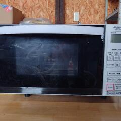 電子レンジ　縦開き　フラット庫内