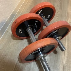 ラバーダンベルセット　60kg ファイティングロード