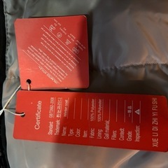 新品未使用タグ付きグ中綿フードコート 韓国 おしゃれの画像