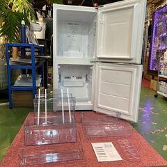 【愛品館八千代店】MAXZEN　2024年製　2ﾄﾞｱ冷凍冷蔵庫　JR121HM01WHの画像