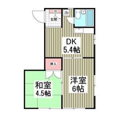 🉐敷金&礼金0ヶ月！ 🚃都賀駅徒歩10分！ 角部屋！