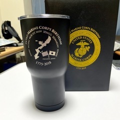 アメリカ海兵隊　創立記念品　タンブラーの画像