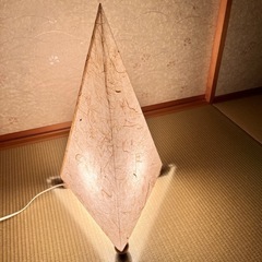 和紙　和風三角形テーブルライト