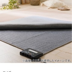 ホットカーペット ニトリ 1.5帖用の画像