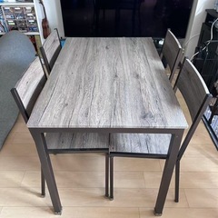 ダイニングセット テーブル椅子4脚セット