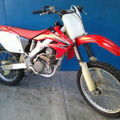 HONDA CRF250R レーサーコンペ 赤 エンジン始動確認...