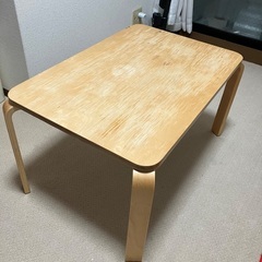 木製テーブル　天板約55✖️70cm高さ40cm