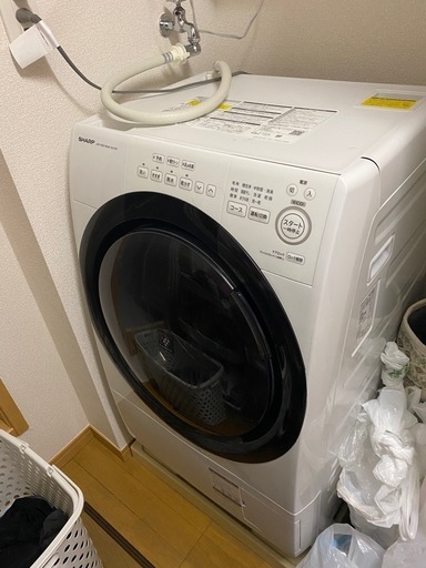 SHARP ドラム式洗濯乾燥機　ES-S7G 2022年製\n