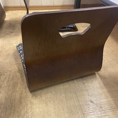 複数購入の方割引あり　座椅子 和モダン 当時物 座敷　座椅子　木製　レトロ　座敷　座布団付き　複数有りの画像