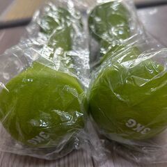 ダンベル　3kg 2個　黄緑　グリーン　新品　未開封