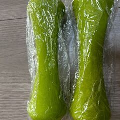 ダンベル　3kg 2個　黄緑　グリーン　新品　未開封の画像