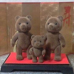 シルバニア ファミリー 初期メンバー　ブラウンクマ　大人２　 子...