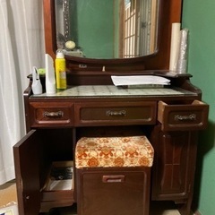 家具ドレッサー鏡台の画像