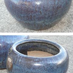 配達先決定🚚　無料配達します🚚大き目2個💖火鉢💖花鉢💖メダカ鉢💖の画像