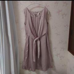 ブージュルード  Bou Jeloud 2WAYタックドレス ピンク色の画像