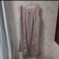 ブージュルード  Bou Jeloud 2WAYタックドレス ピンク色の画像