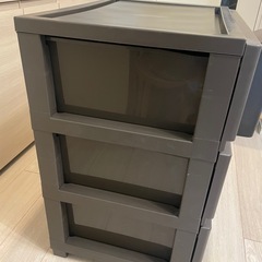 衣類収納ケース ブラウン
の画像