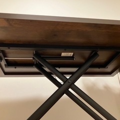 【定価38000円】昇降式　テーブル　ローテーブル　ハイテーブル　ダイニングテーブル  カフェテーブルの画像