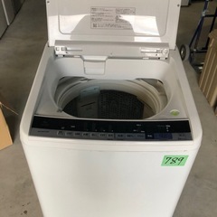 NO 789 🌈福岡市内配送設置無料✨🌈　BW-V80B-W 全自動洗濯機 ビートウォッシュ ホワイト [洗濯8.0kg /乾燥機能無 /上開き] の画像