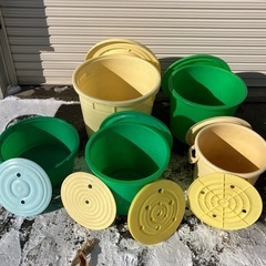 漬物樽　5個の画像