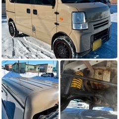 「商談中」エブリィターボ‼️カスタム❗️ワゴン用リヤシート❗️DA64V 4WD 4AT の画像