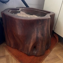木の火鉢