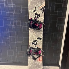 スノーボード　ビンディング付き　142cm
