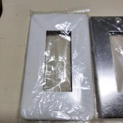🔌新品未使用未開封品のステンレス3個用プレート×2　モダンプレート3個用×1の画像
