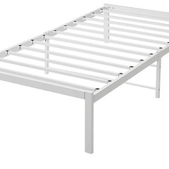 ほぼ新品 シングルパイプベッド ホワイト