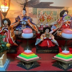 雛人形 3段 オルゴール付きの画像