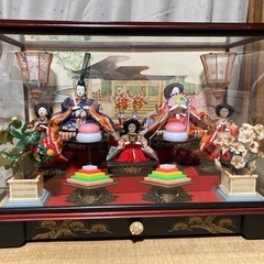 雛人形 3段 オルゴール付きの画像