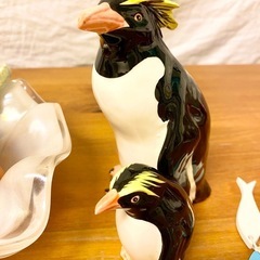 【モンステラ苗500円分以上購入で無料】タコ壺／大きな貝みたいなお皿／ペンギン親子／タコのコースター／ガーランドの画像