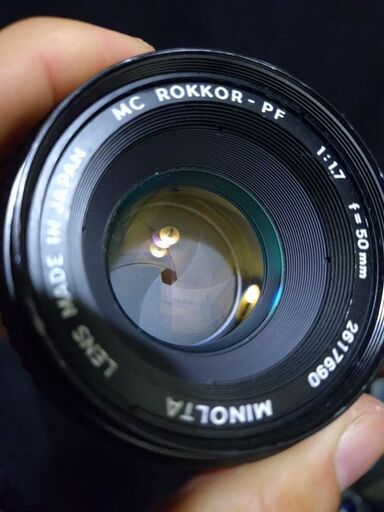 【優良品】MINOLTA MC ROKKOR-PF 50mm F1.7