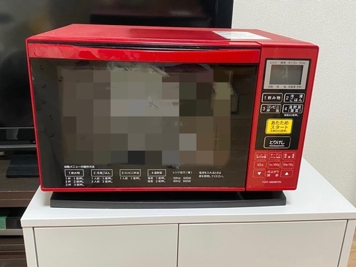 オーブン皿付き電子レンジ