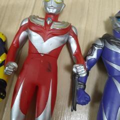 ウルトラマン他ソフビまとめ売りの画像