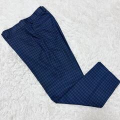 美品 XL ZARA ザラ スーツ セットアップ 光沢 ネイビー 50の画像