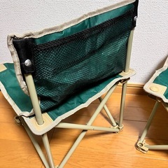 二個セット　CAPTAIN STAG コンパクトチェア〈ミニ〉の画像