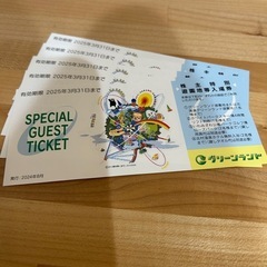 グリーンランド☆株主特別遊園地等入場券