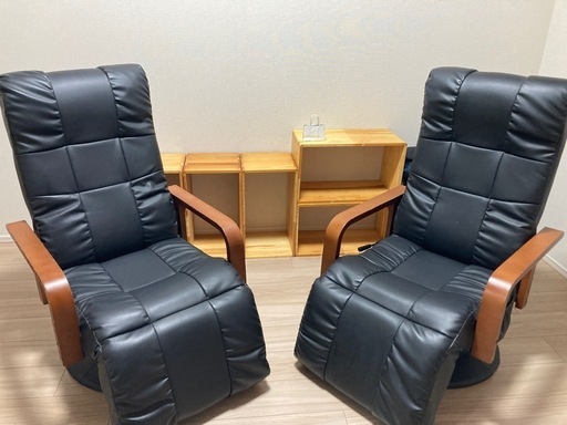 時間限定により値下げ　\n1人用ソファ　二脚