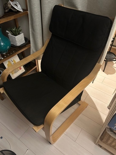 1月末に処分します！値下げしました！IKEAポエング【美品】チェア椅子