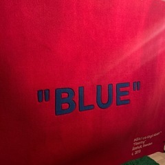 ikea virgil abloh マルケラッド　blue ラグマット