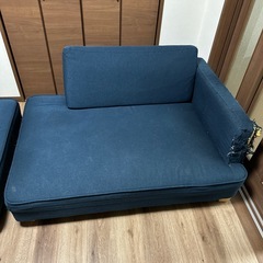 🛋️傷ありだからお得！青ソファセット🎯の画像