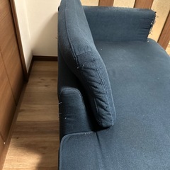 🛋️傷ありだからお得！青ソファセット🎯の画像