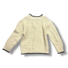 西松屋 ニットトップス 120cm アイボリーの画像