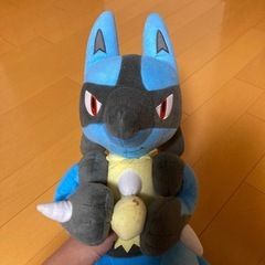 ポケットモンスター ★ もぐもぐタイム めちゃでかルカリオぬいぐるみの画像