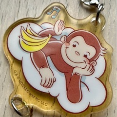 おさるのジョージ　キーホルダーの画像