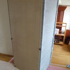 布製3人掛けソファです。の画像