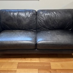 5,000円引しました！ソファ　本革　きれいめ